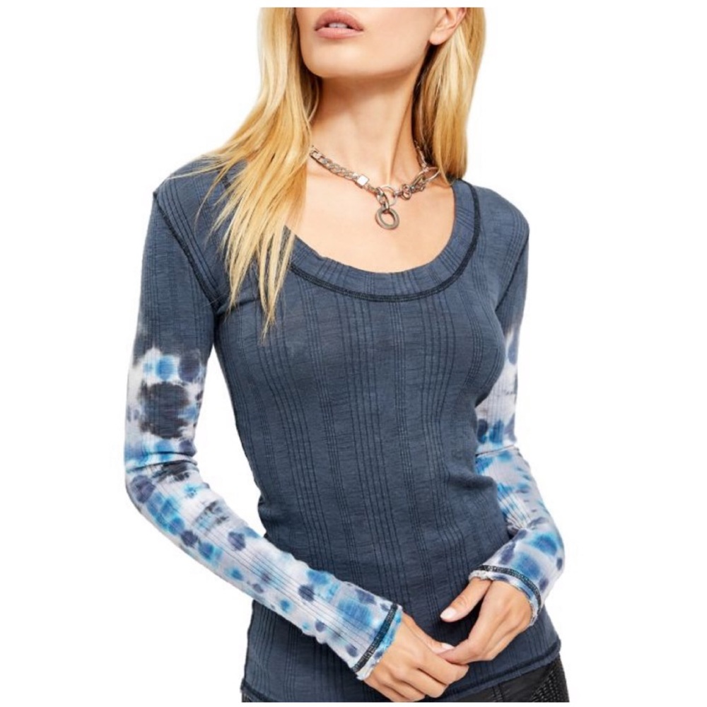 NWT free People tie dye tee